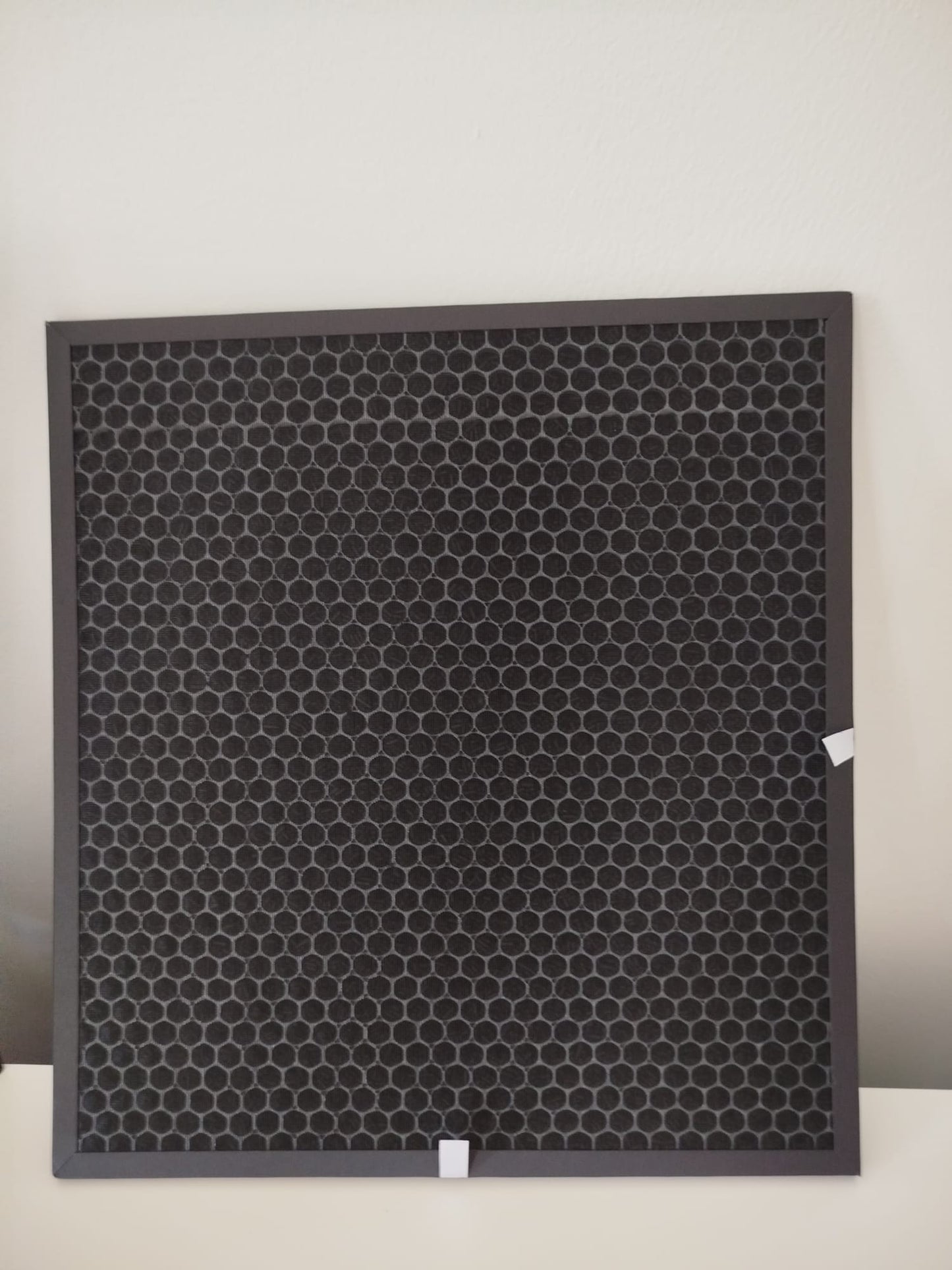 Activated carbon filter — front view