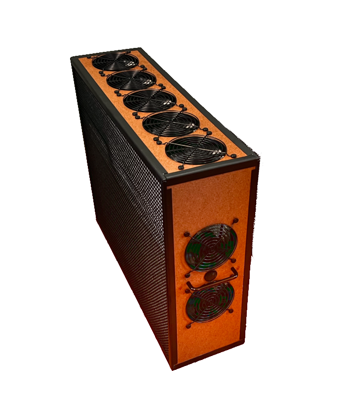 Luggable removes dust smoke and airborne particles