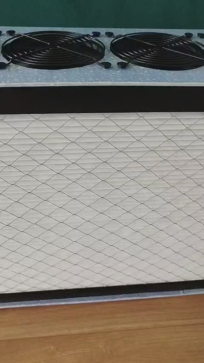 Luggable air purifier with custom decorative decal - personalize your purifier