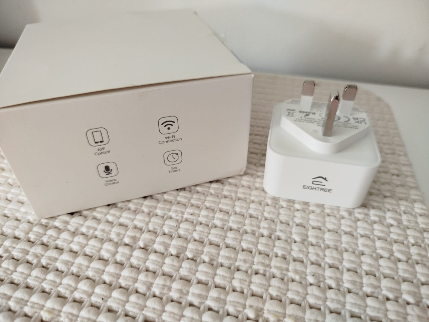 Veya-Ready Smart Plug (Tuya / Smart Life) with energy monitoring for Luggable air purifiers