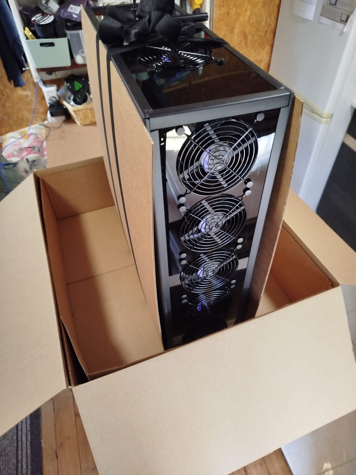 Luggable XL (7 wentylatorów) — złożony fabrycznie